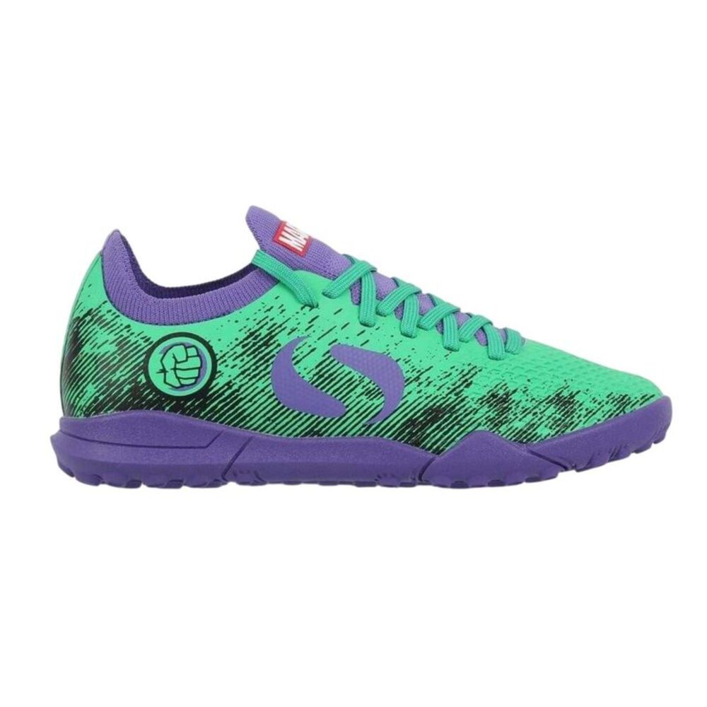 Hulk Childrens/Kids Hulk Astro Turf Sneakers / Green/Purple